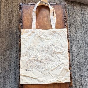 SKIN UNDRESSED Cream Tote Bag